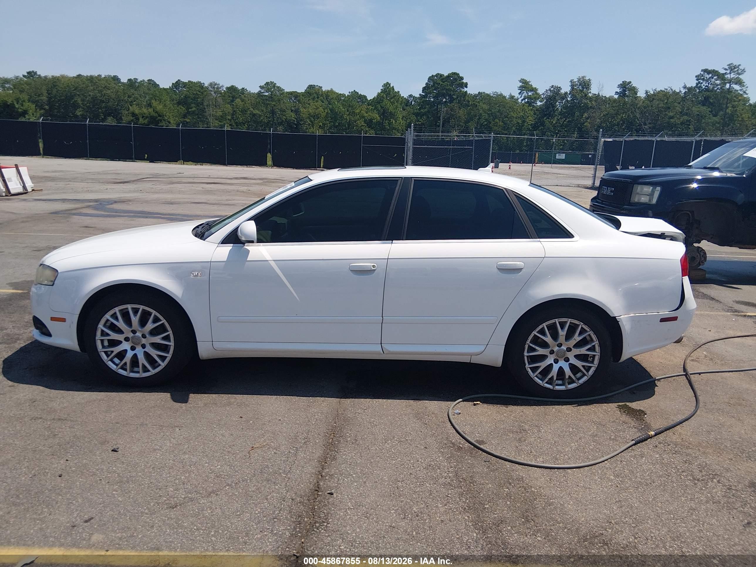 2008 Audi A4 2.0t/2.0t Special Edition White vin: WAUDF78E78A168116