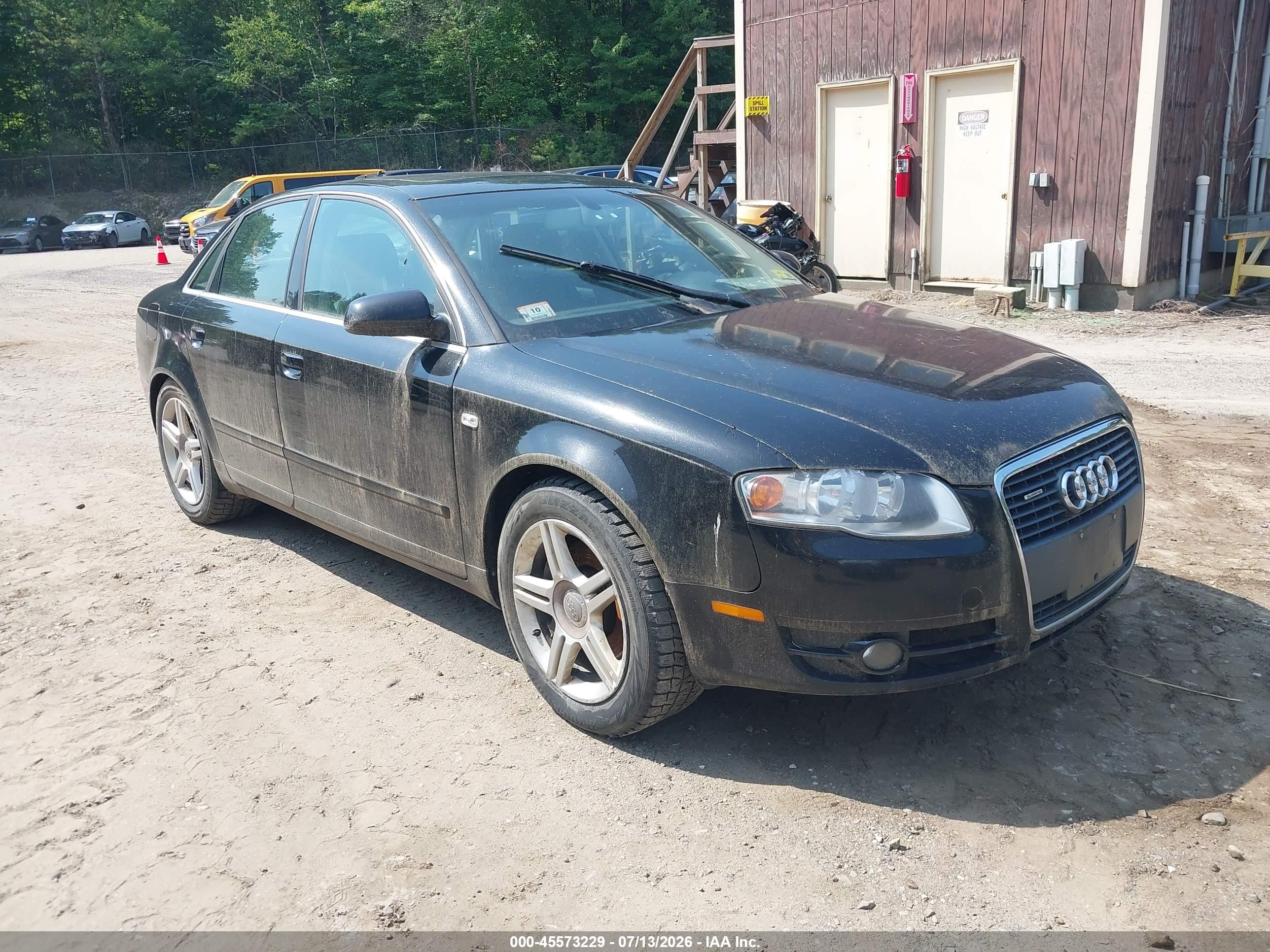 2006 Audi A4 2.0t Black vin: WAUDF78E86A055269