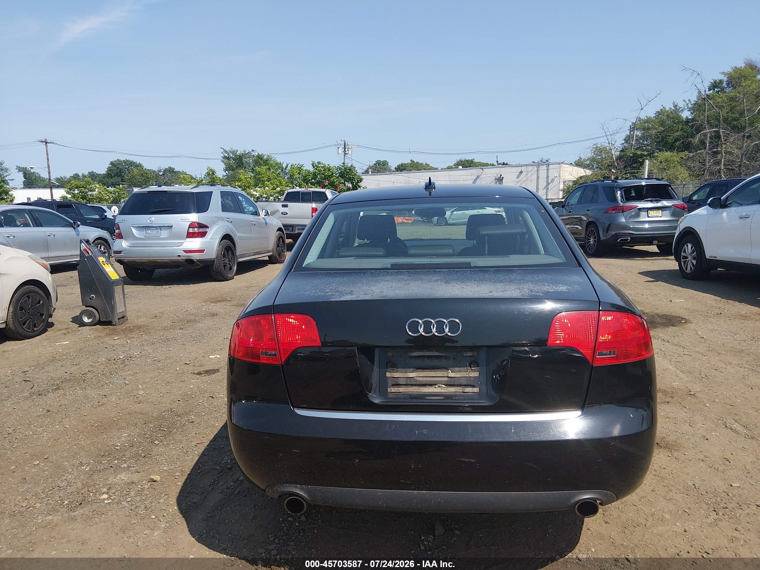 2006 Audi A4 2.0t Black vin: WAUDF78E86A105720