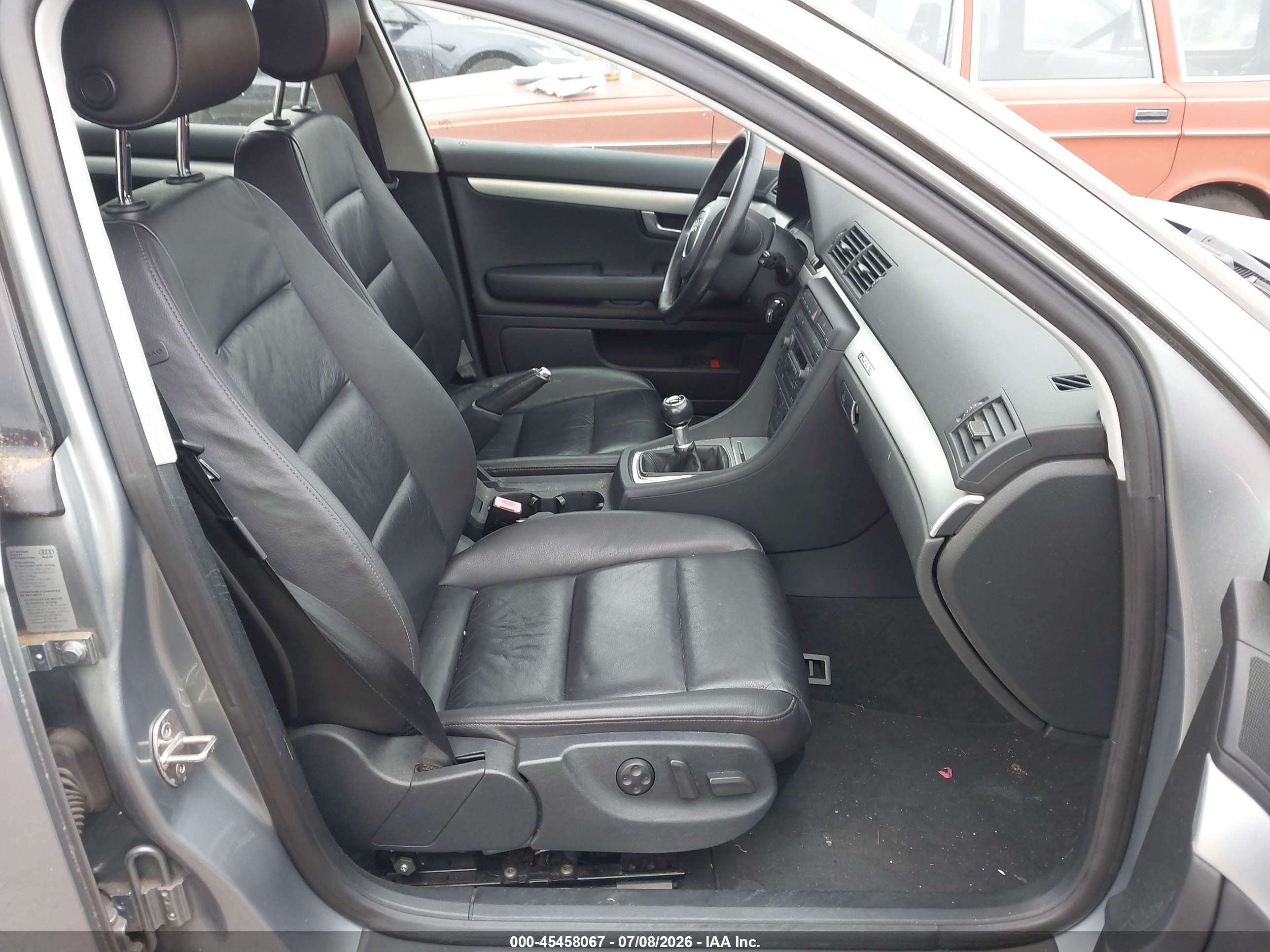 2006 Audi A4 2.0t Gray vin: WAUDF78E86A197122
