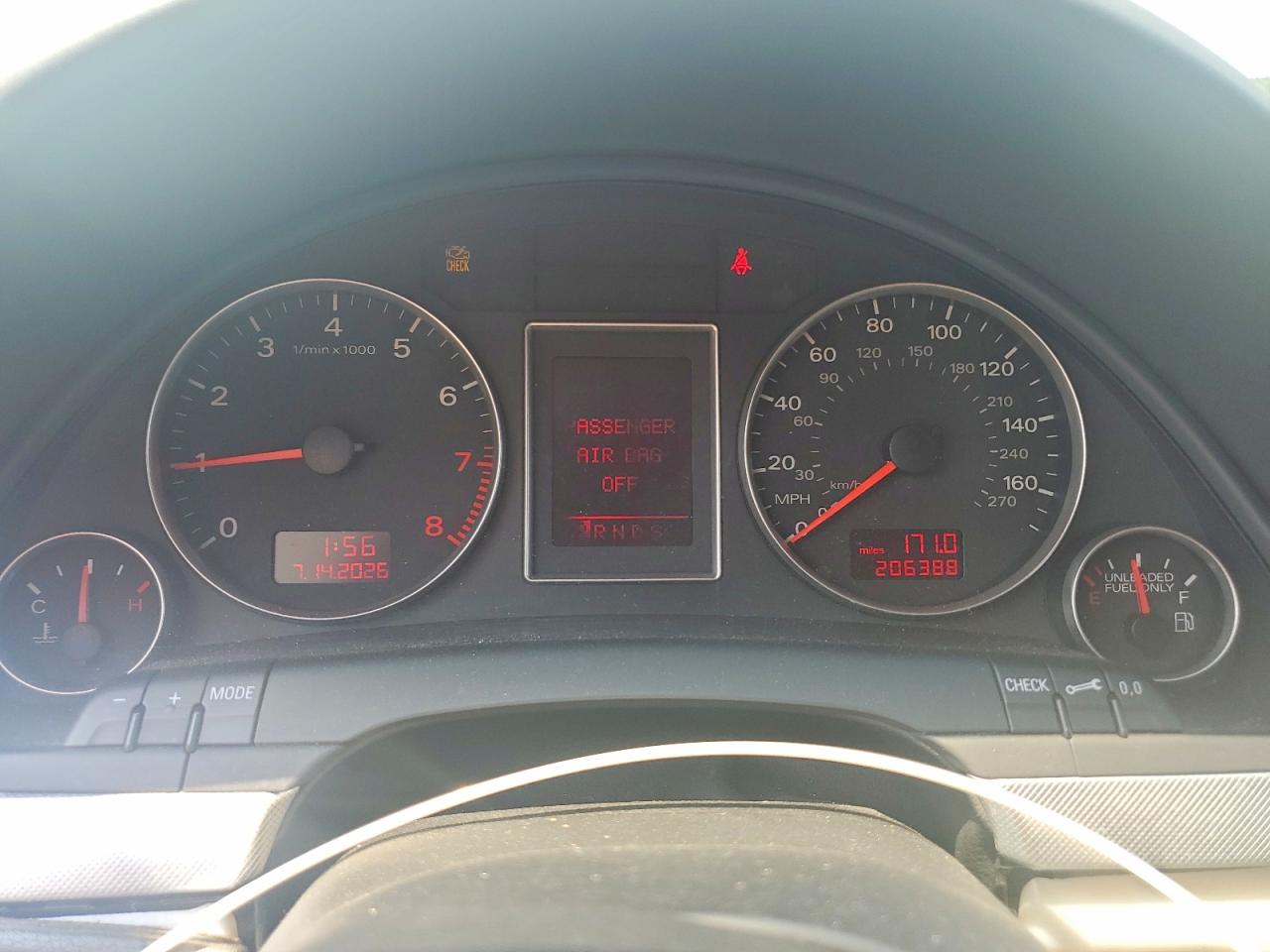 2006 Audi A4 2.0t Quattro Black vin: WAUDF78E86A240602