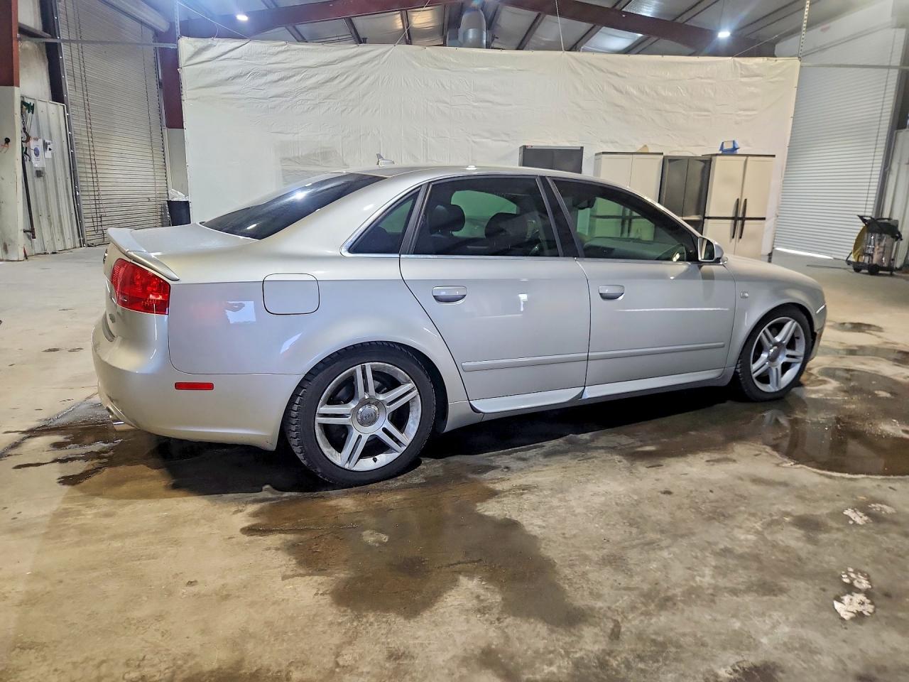2007 Audi A4 2.0t Quattro Silver vin: WAUDF78E87A241556