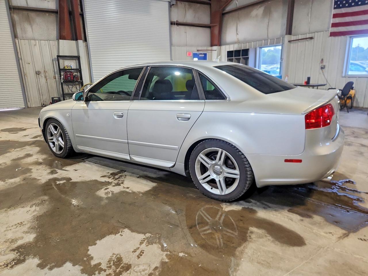 2007 Audi A4 2.0t Quattro Silver vin: WAUDF78E87A241556