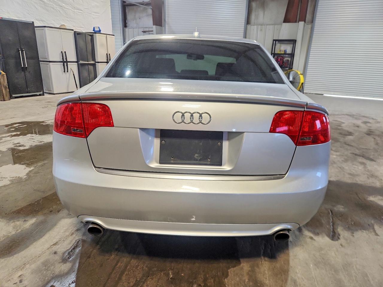 2007 Audi A4 2.0t Quattro Silver vin: WAUDF78E87A241556