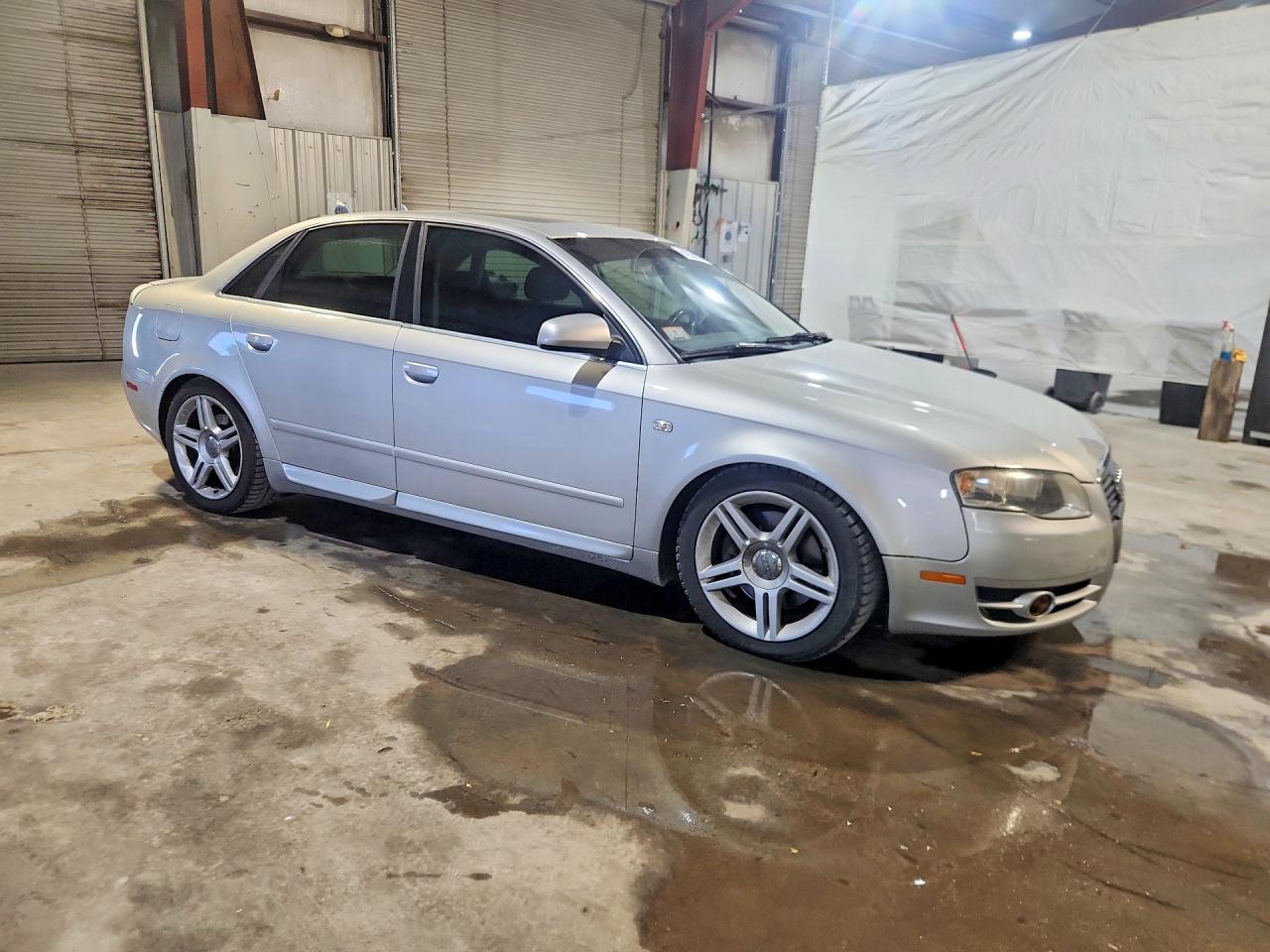 2007 Audi A4 2.0t Quattro Silver vin: WAUDF78E87A241556