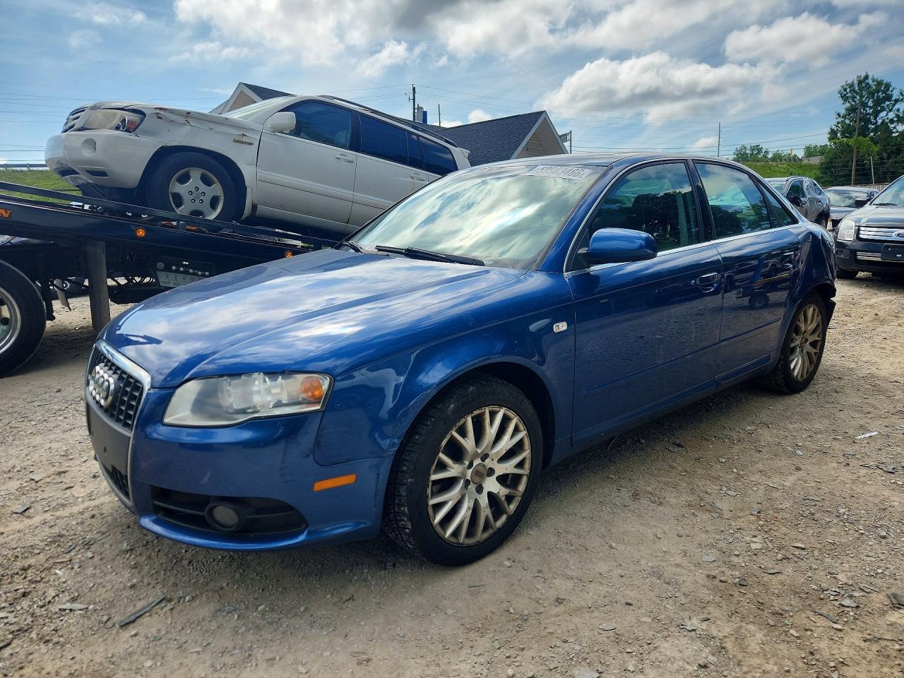 2008 Audi A4 2.0t Quattro Blue vin: WAUDF78E88A142303