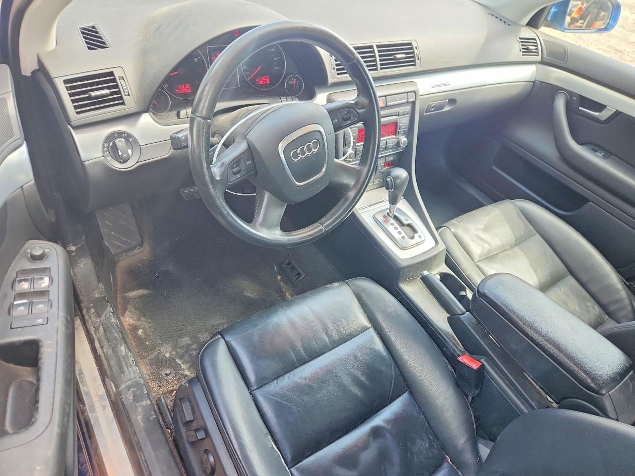 2008 Audi A4 2.0t Quattro Blue vin: WAUDF78E88A142303