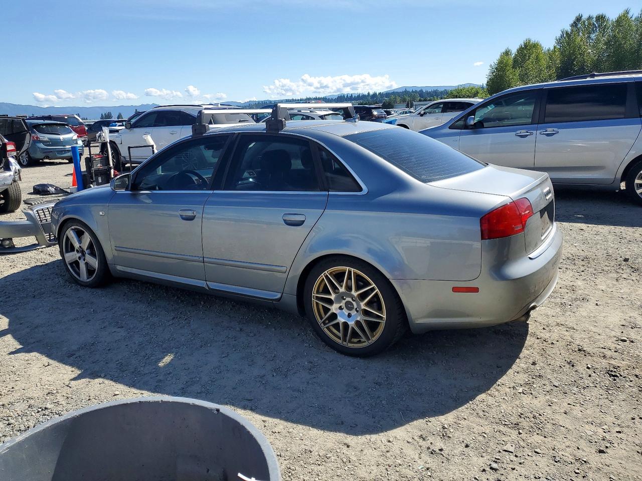 2008 Audi A4 2.0t Quattro Silver vin: WAUDF78E88A167220