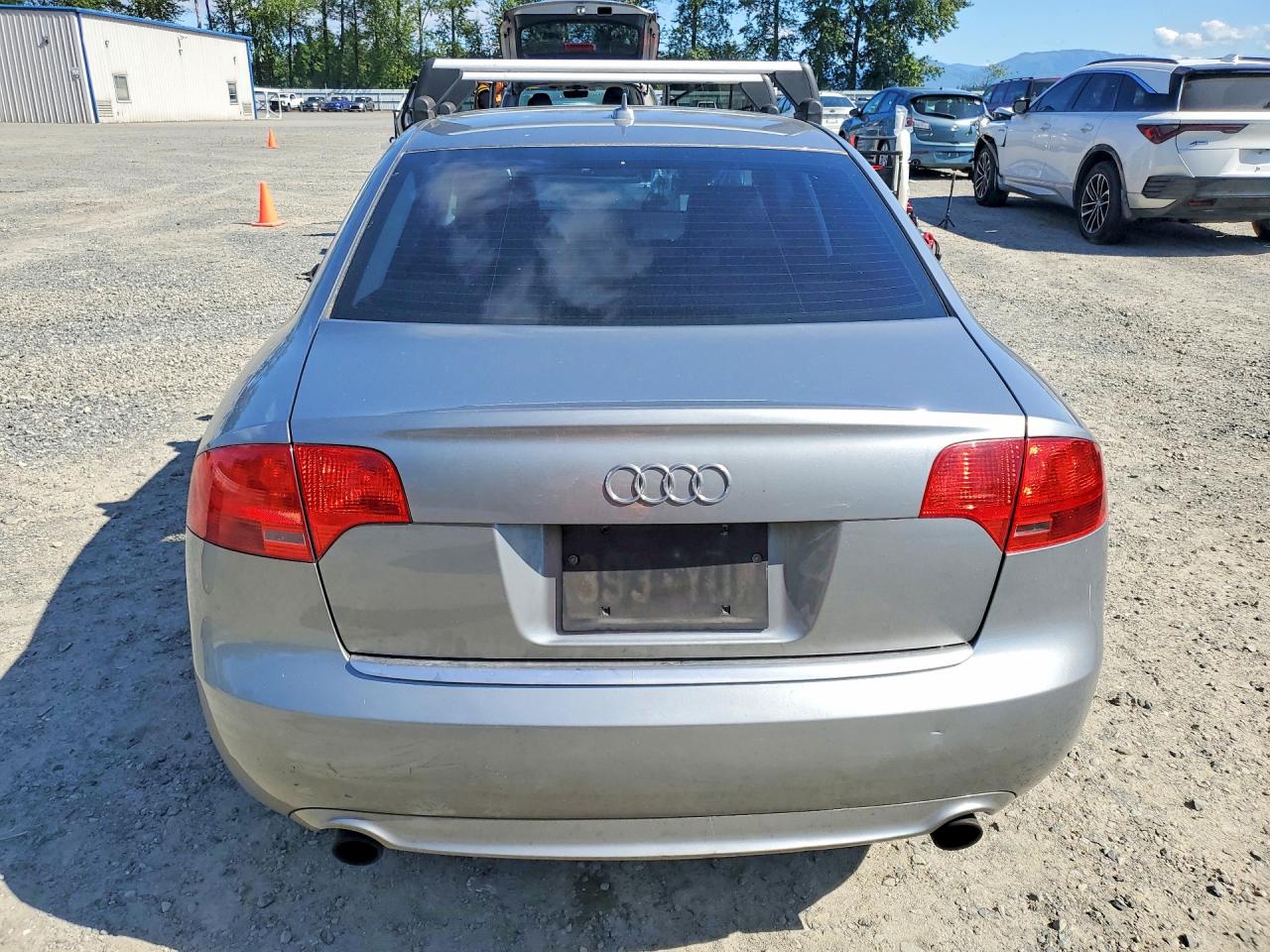 2008 Audi A4 2.0t Quattro Silver vin: WAUDF78E88A167220