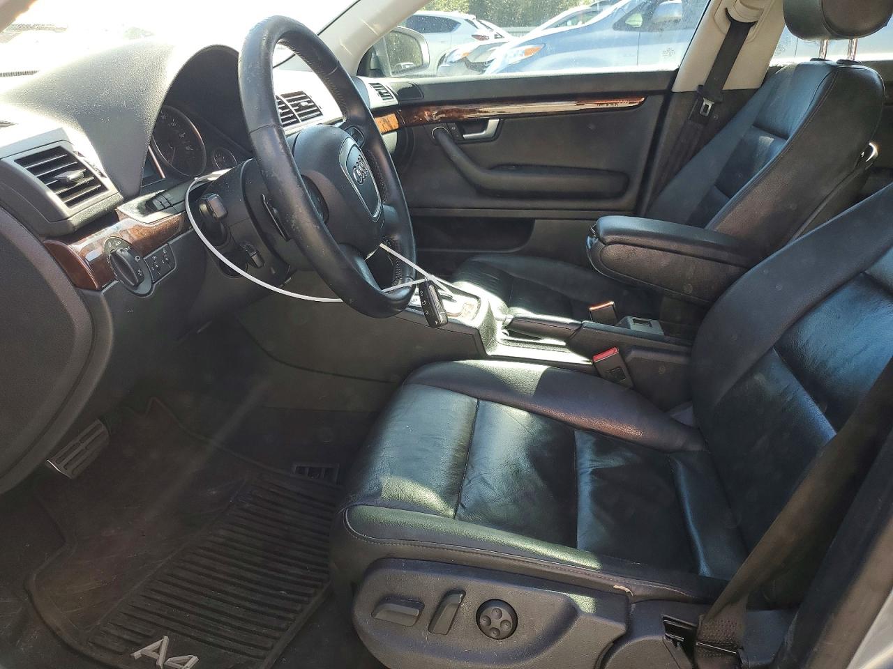 2008 Audi A4 2.0t Quattro Silver vin: WAUDF78E88A167220