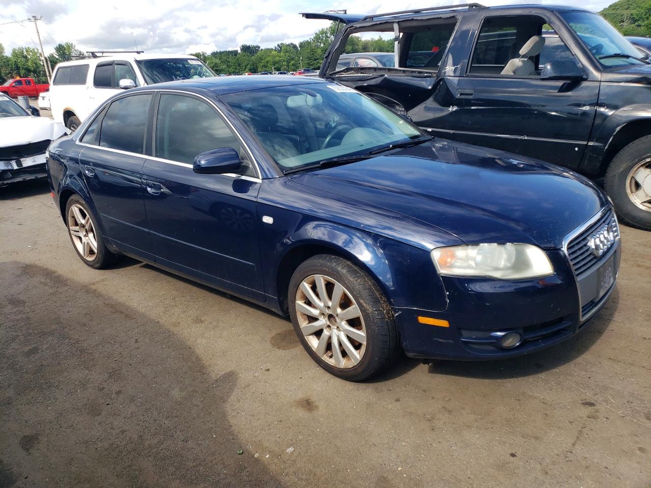 2006 Audi A4 2.0t Quattro Blue vin: WAUDF78E96A165621