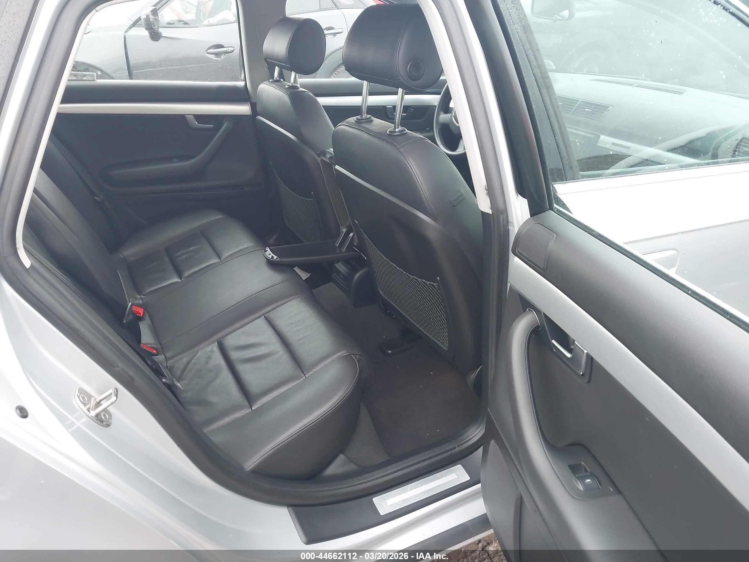 2007 Audi A4 2.0t Silver vin: WAUDF78E97A038479
