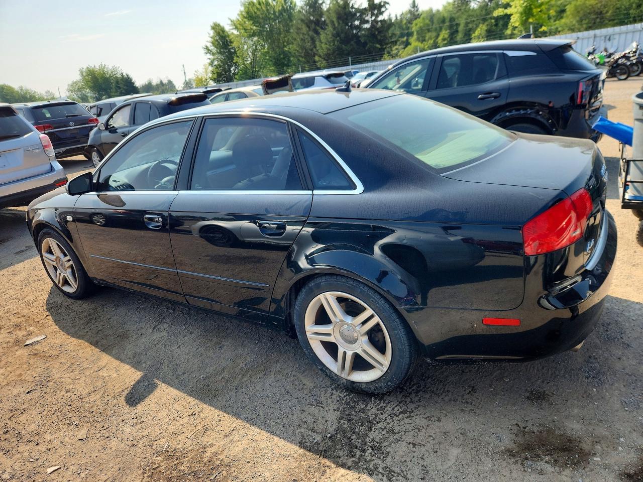 2007 Audi A4 2.0t Quattro Black vin: WAUDF78E97A041012