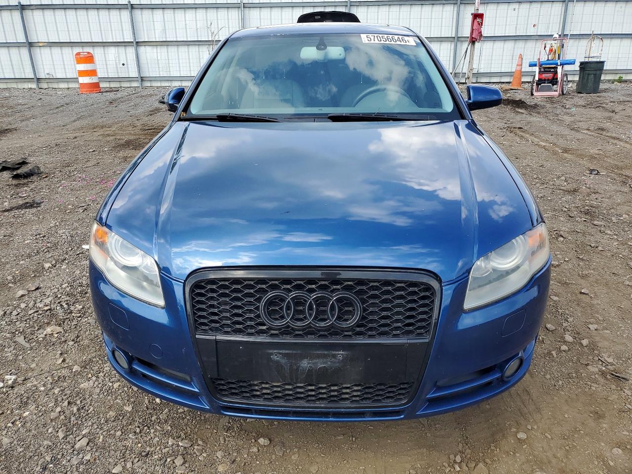 2007 Audi A4 2.0t Quattro Blue vin: WAUDF78E97A114220