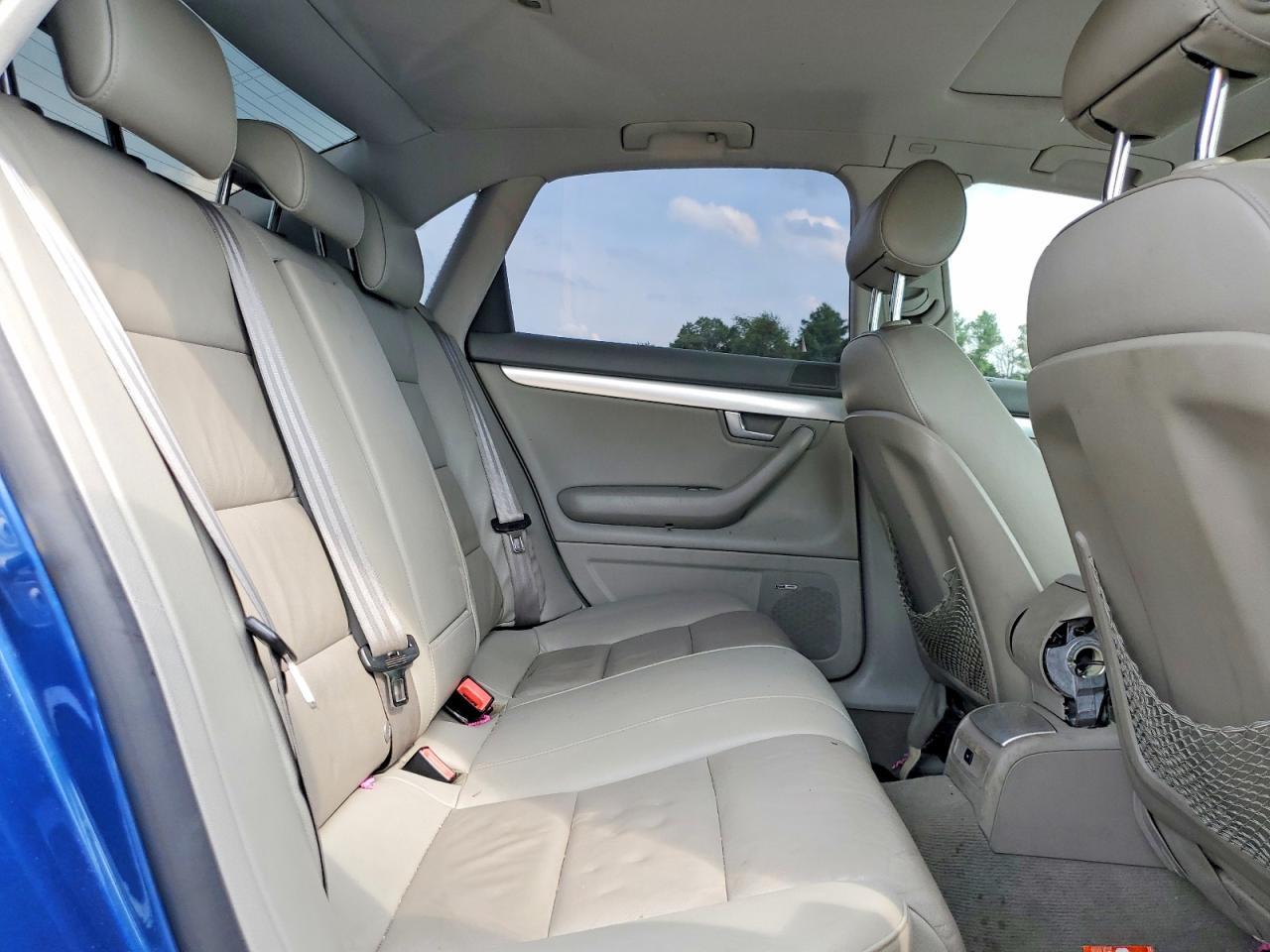 2007 Audi A4 2.0t Quattro Blue vin: WAUDF78E97A114220