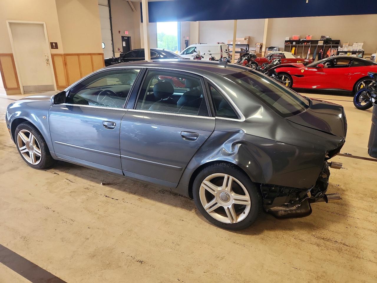 2007 Audi A4 2.0t Quattro Gray vin: WAUDF78E97A194408