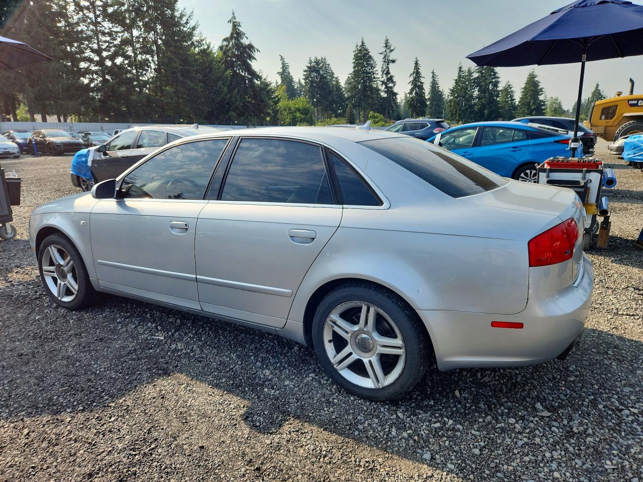 2007 Audi A4 2.0t Quattro Серебряный vin: WAUDF78E97A201311