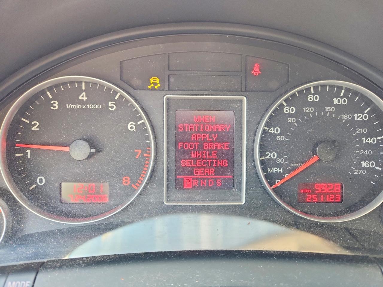 2007 Audi A4 2.0t Quattro Серебряный vin: WAUDF78E97A201311