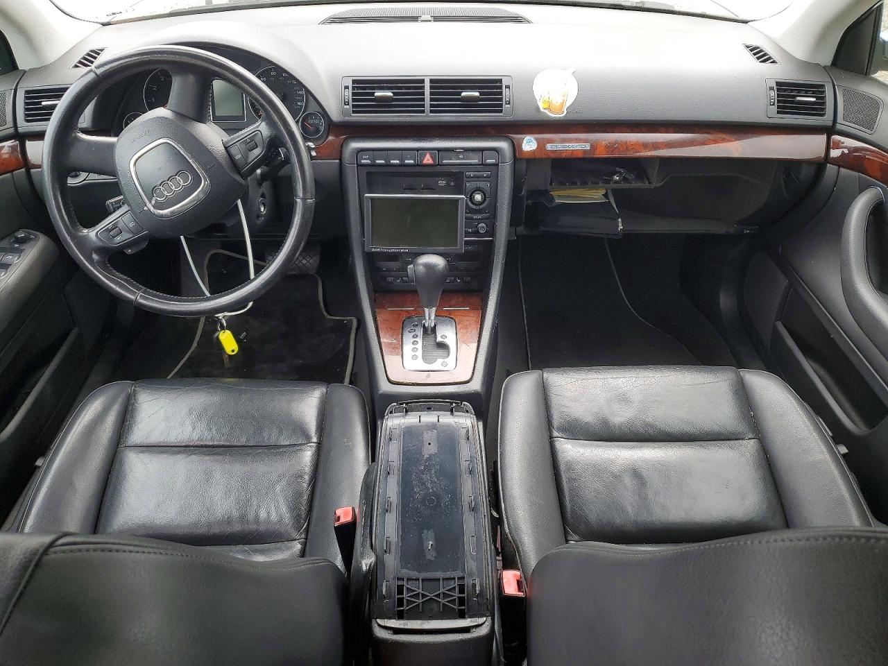 2008 Audi A4 2.0t Quattro Silver vin: WAUDF78E98A001255