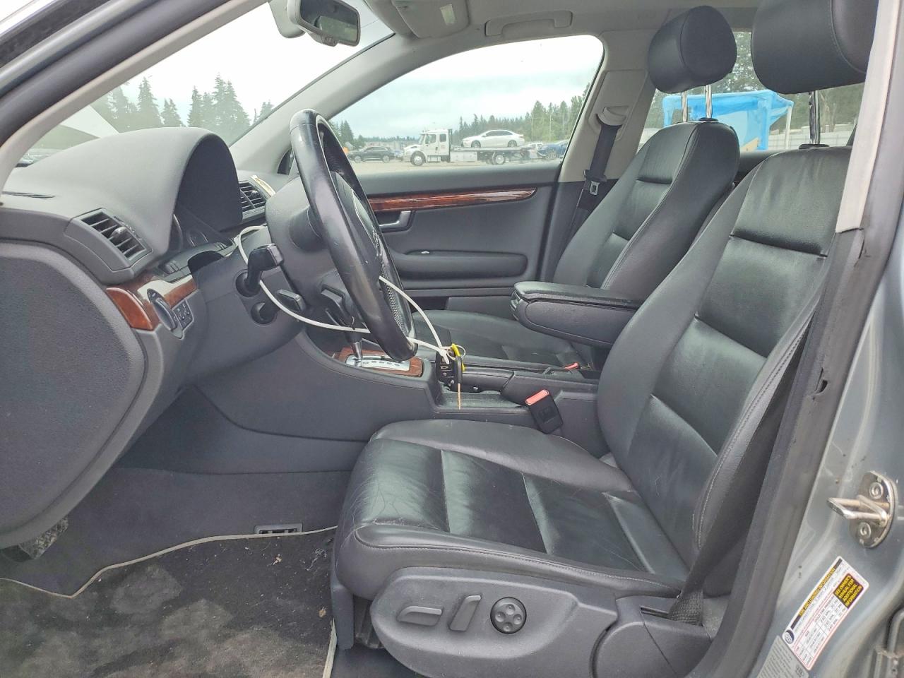 2008 Audi A4 2.0t Quattro Silver vin: WAUDF78E98A001255