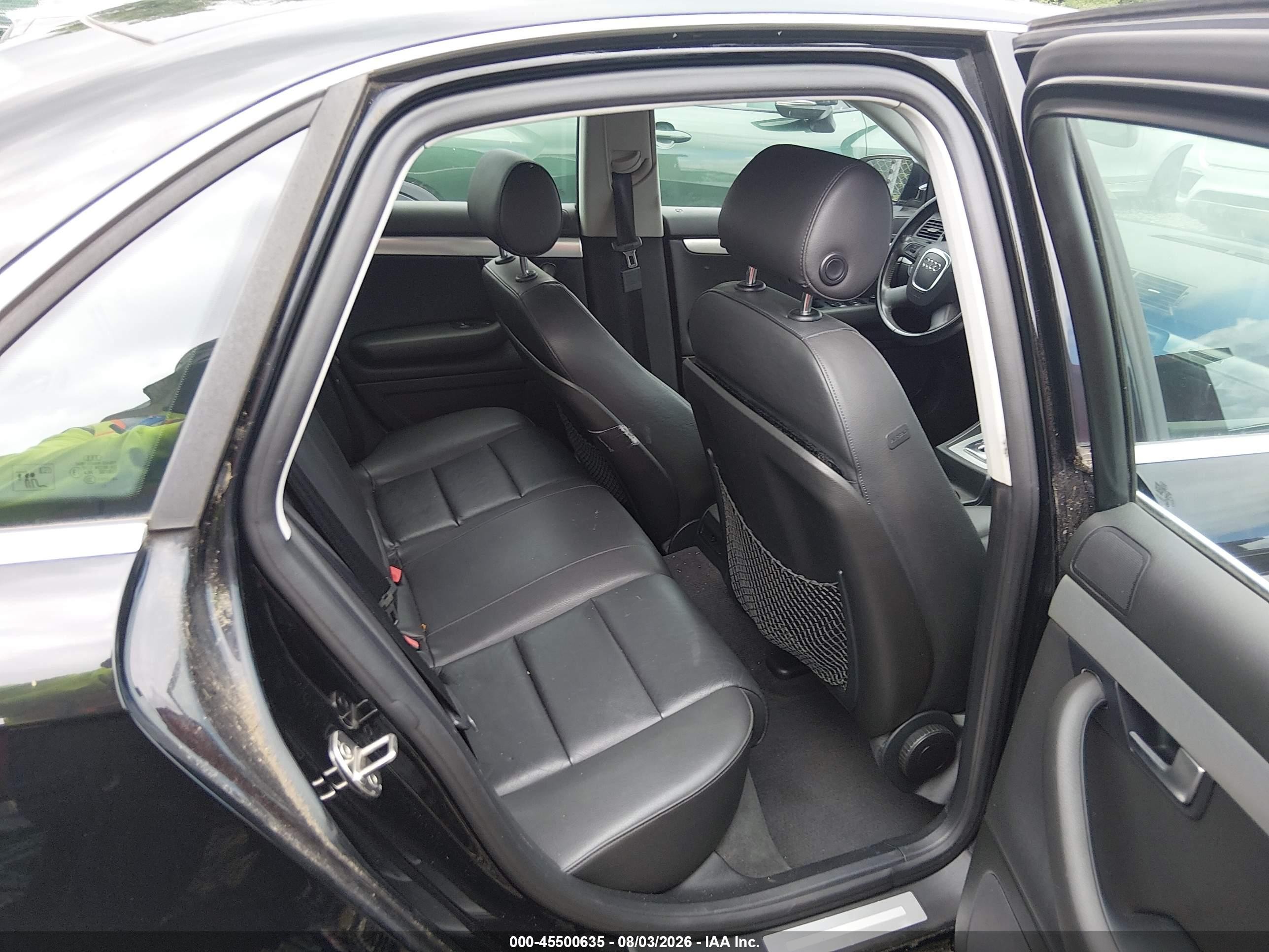 2008 Audi A4 2.0t Черный vin: WAUDF78E98A056367