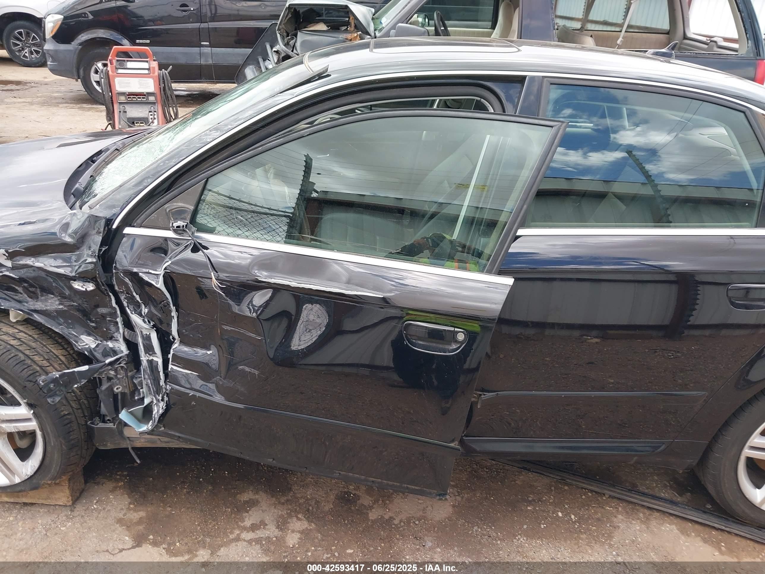 2008 Audi A4 2.0t Black vin: WAUDF78E98A126840