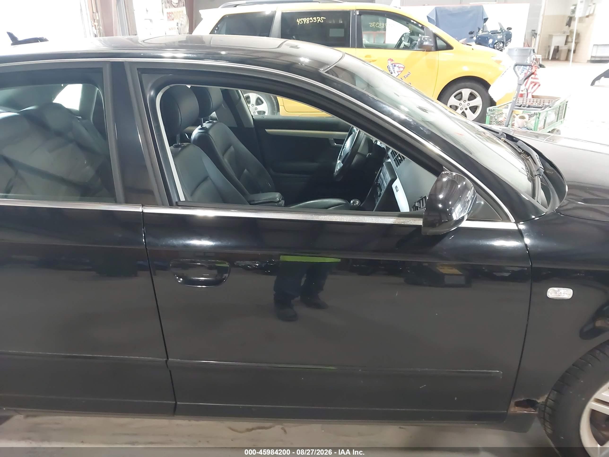 2006 Audi A4 2.0t Black vin: WAUDF78EX6A037405