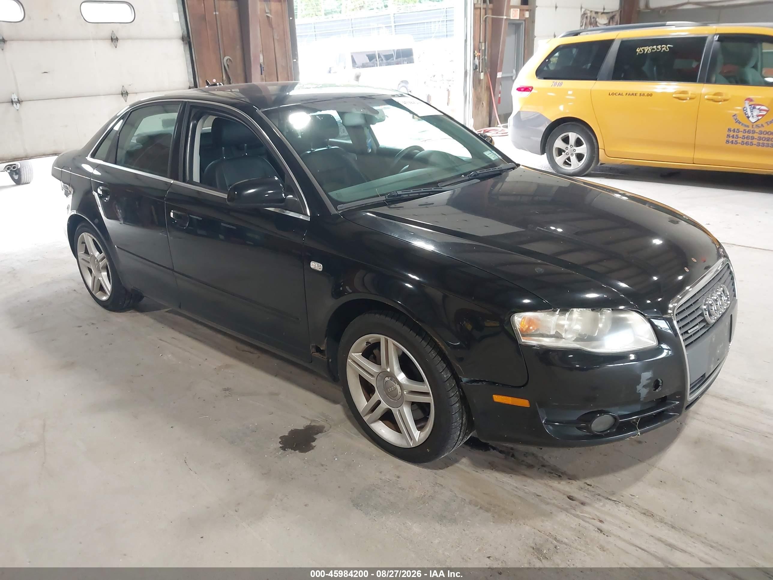 2006 Audi A4 2.0t Black vin: WAUDF78EX6A037405