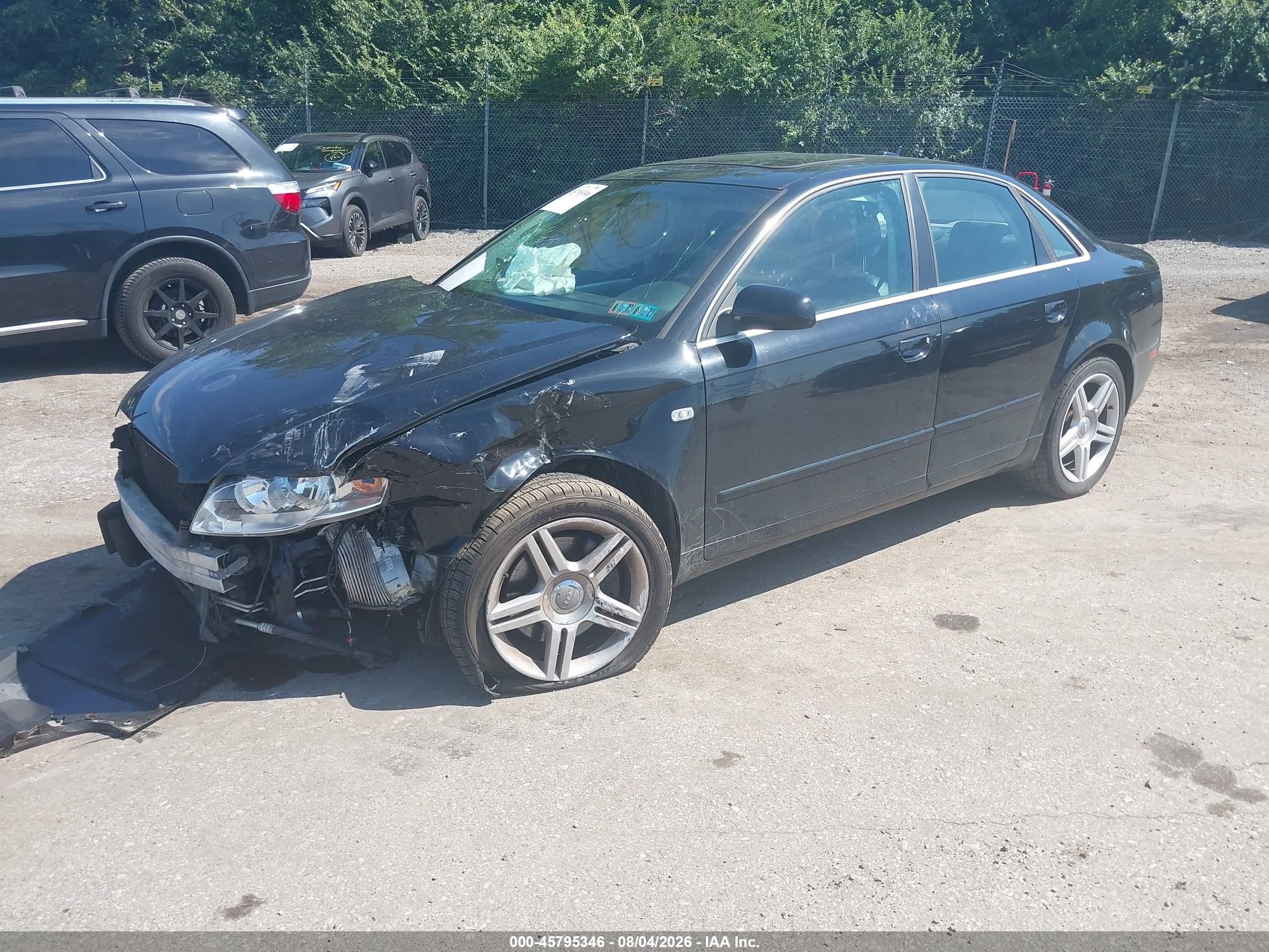 2006 Audi A4 2.0t Черный vin: WAUDF78EX6A201588