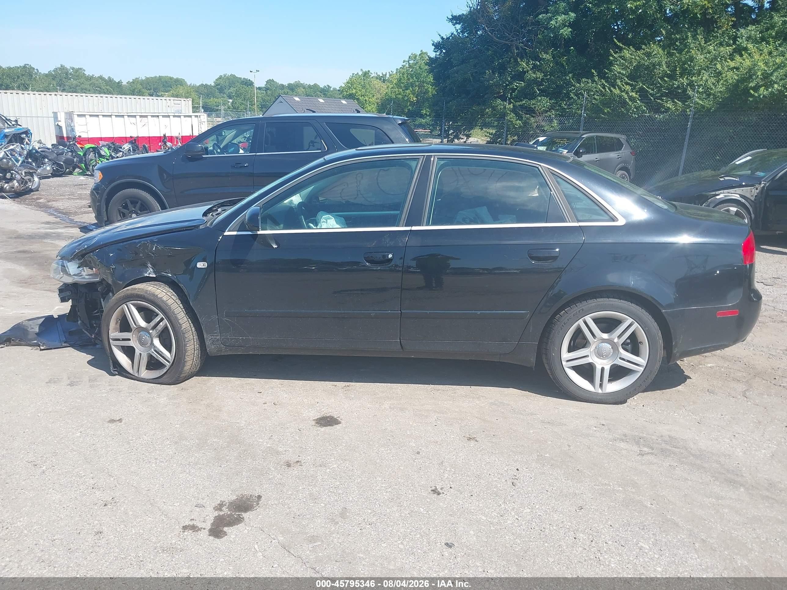 2006 Audi A4 2.0t Черный vin: WAUDF78EX6A201588