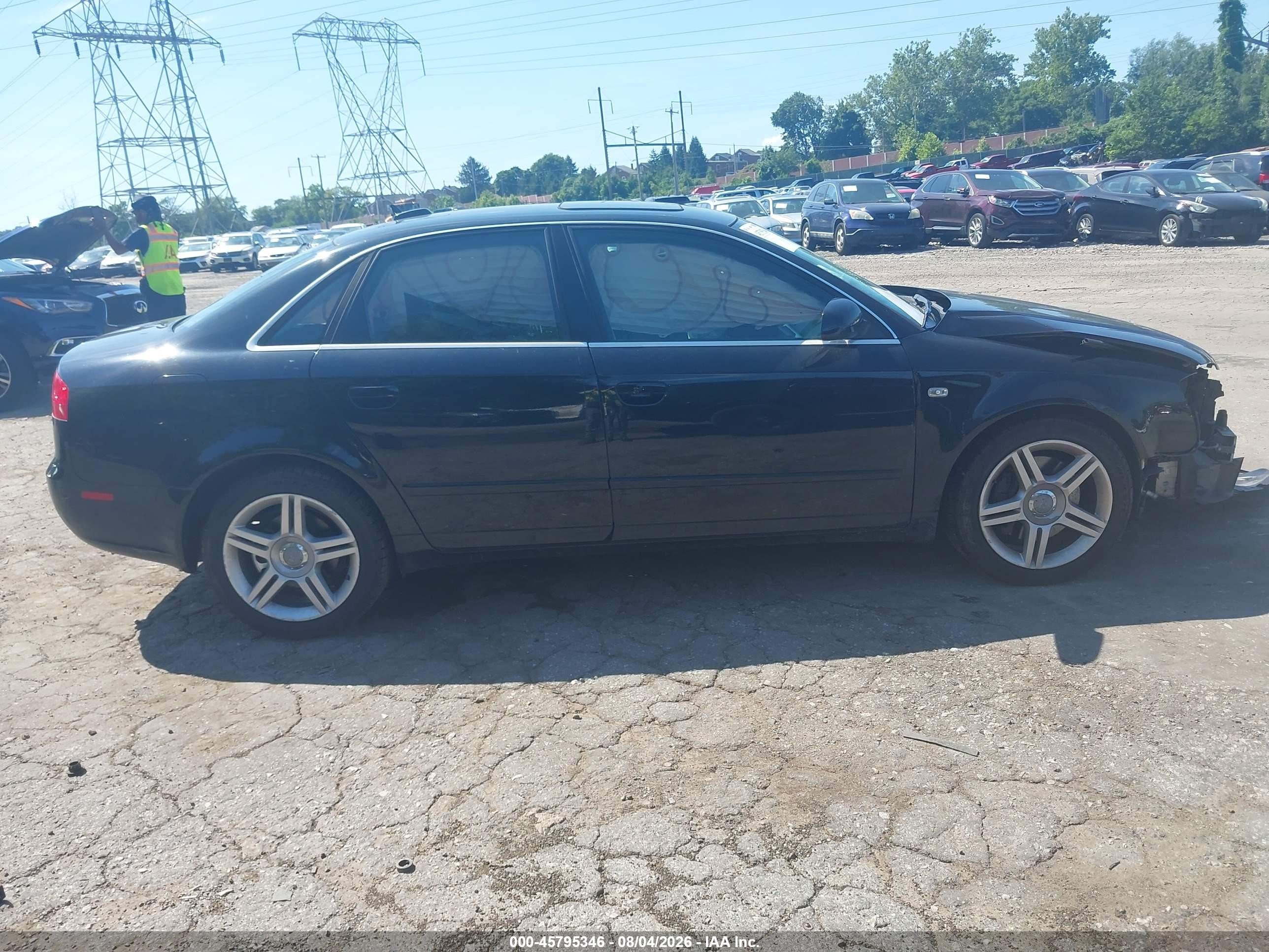 2006 Audi A4 2.0t Черный vin: WAUDF78EX6A201588