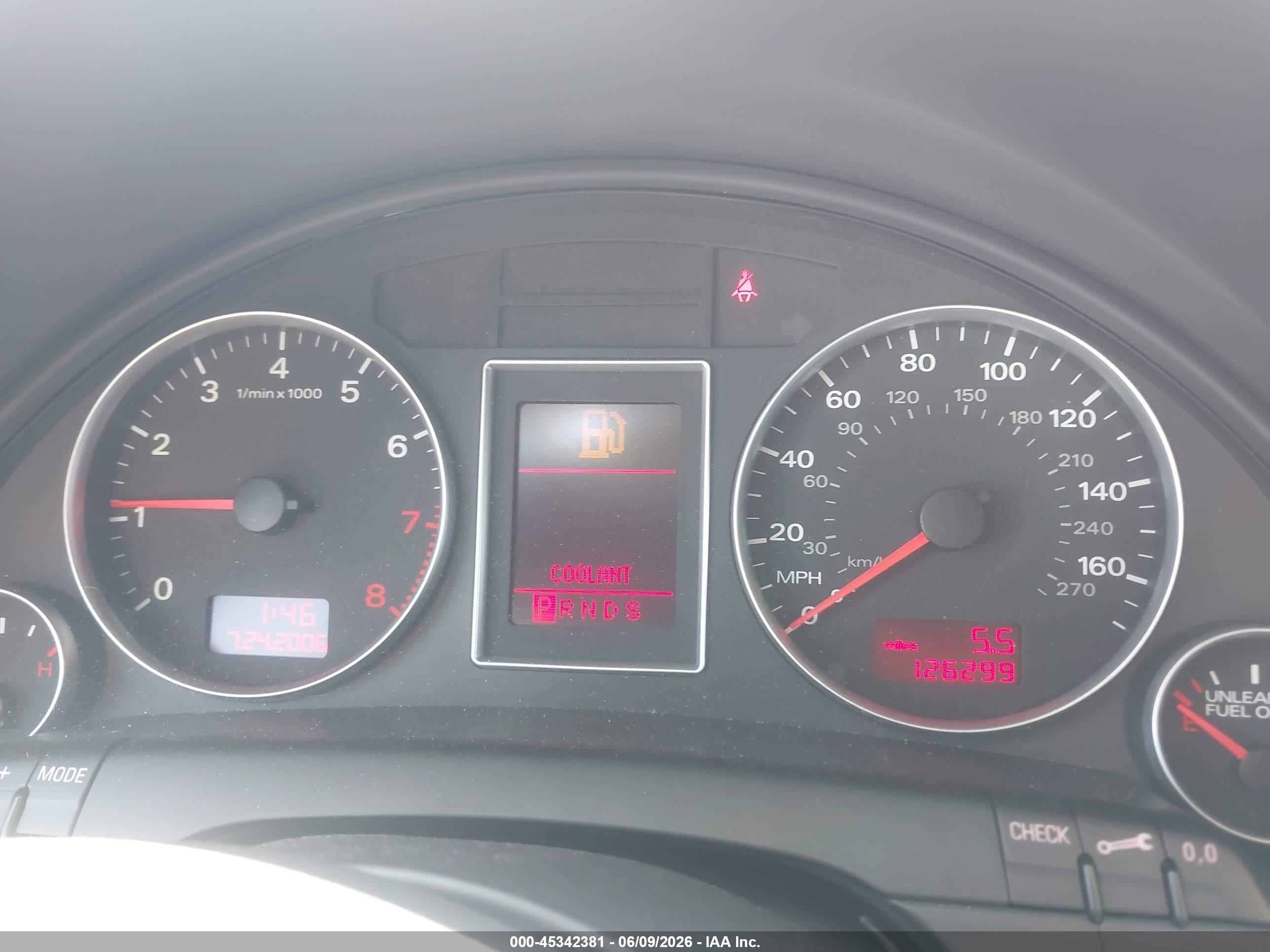2007 Audi A4 2.0t Красный vin: WAUDF78EX7A143158