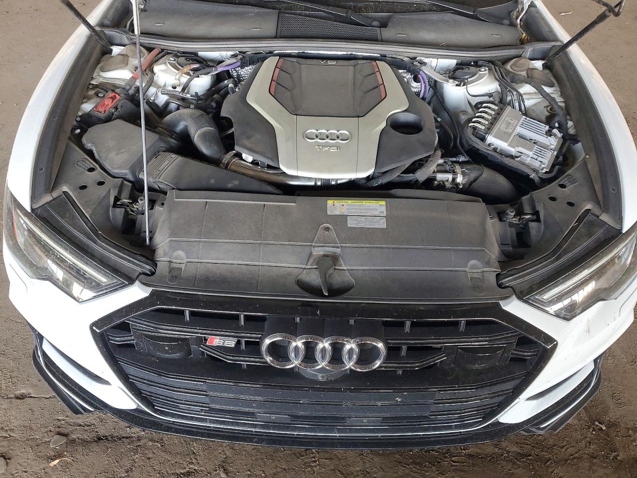2020 Audi S6 Premium Plus White vin: WAUDFAF23LN085273