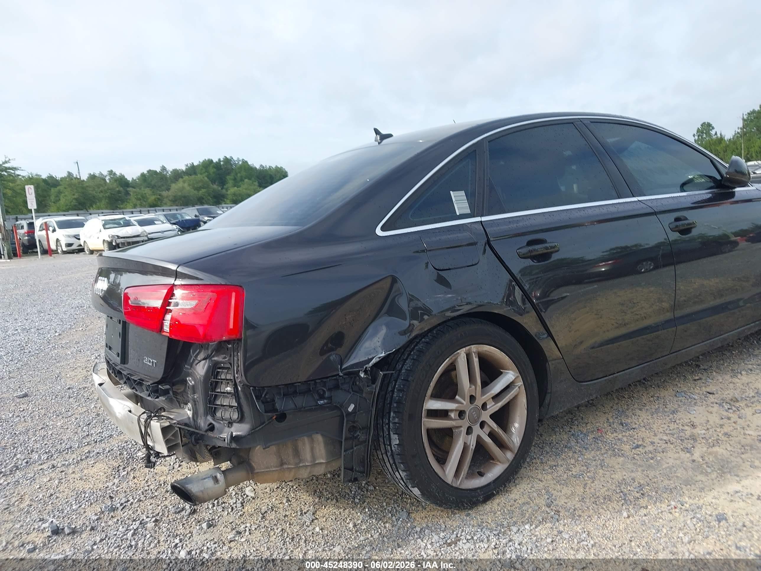2012 Audi A6 2.0t Premium Gray vin: WAUDFAFC0CN143218