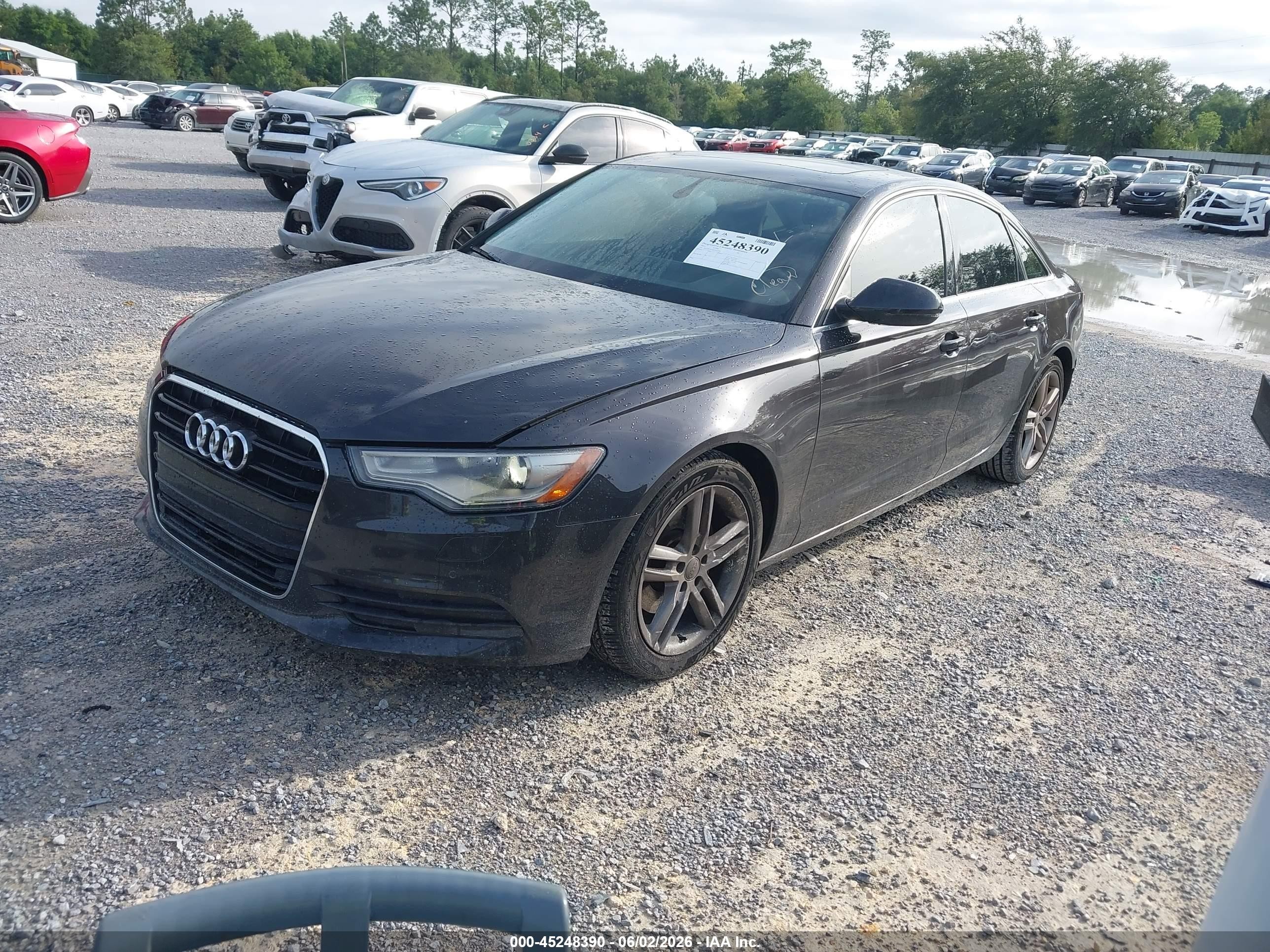 2012 Audi A6 2.0t Premium Gray vin: WAUDFAFC0CN143218