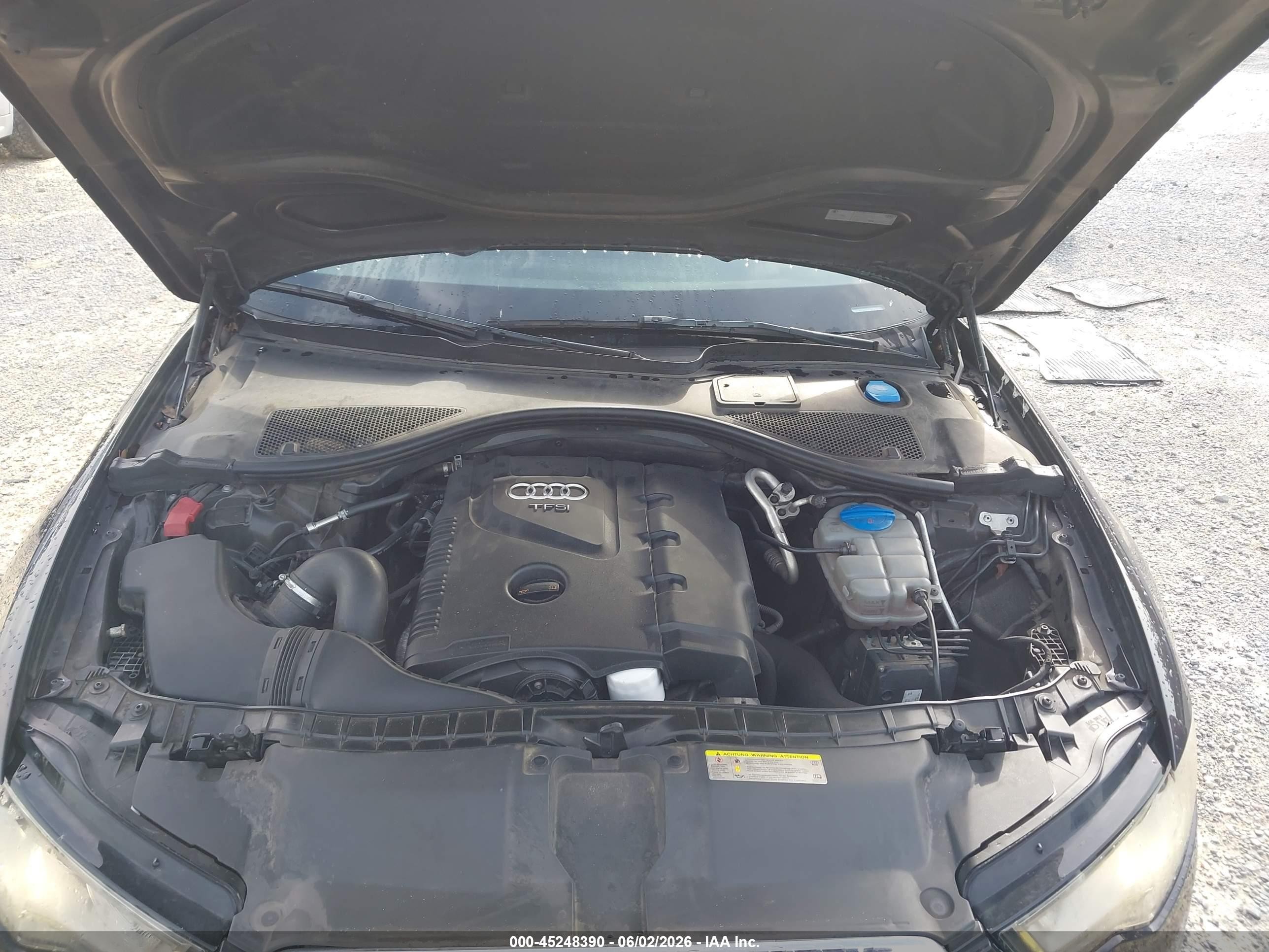 2012 Audi A6 2.0t Premium Gray vin: WAUDFAFC0CN143218