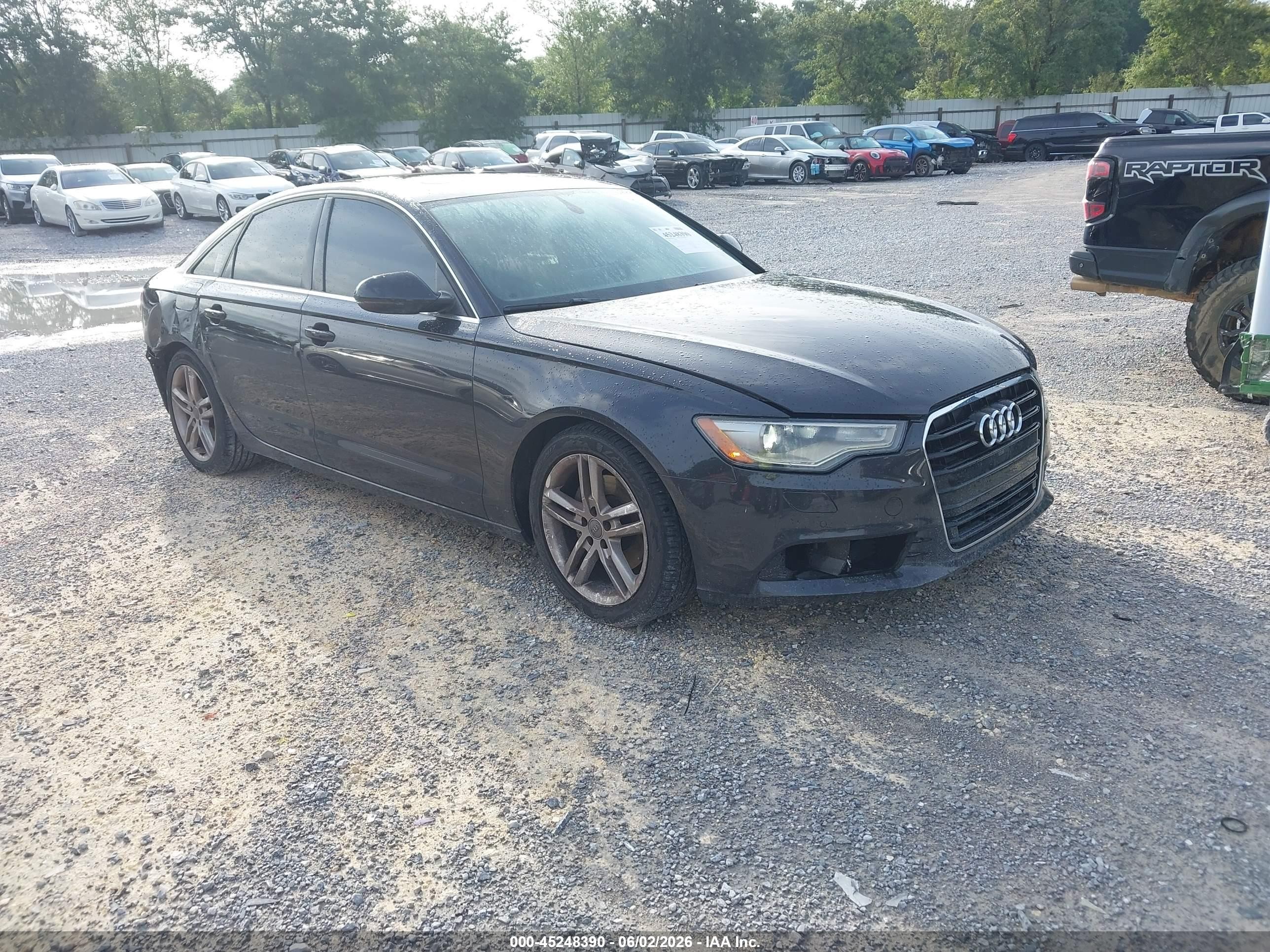 2012 Audi A6 2.0t Premium Gray vin: WAUDFAFC0CN143218