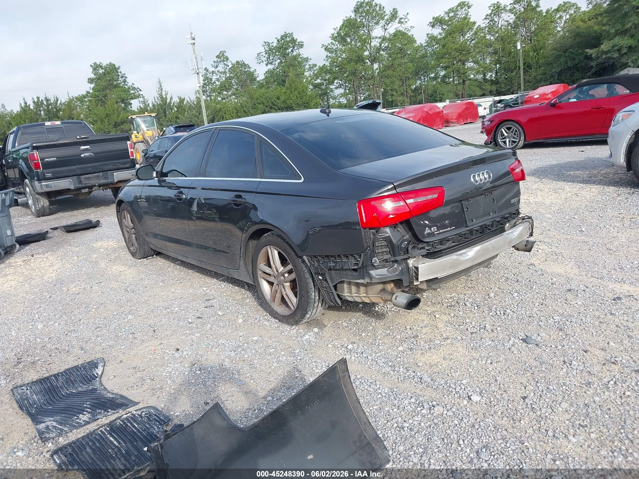 2012 Audi A6 2.0t Premium Gray vin: WAUDFAFC0CN143218