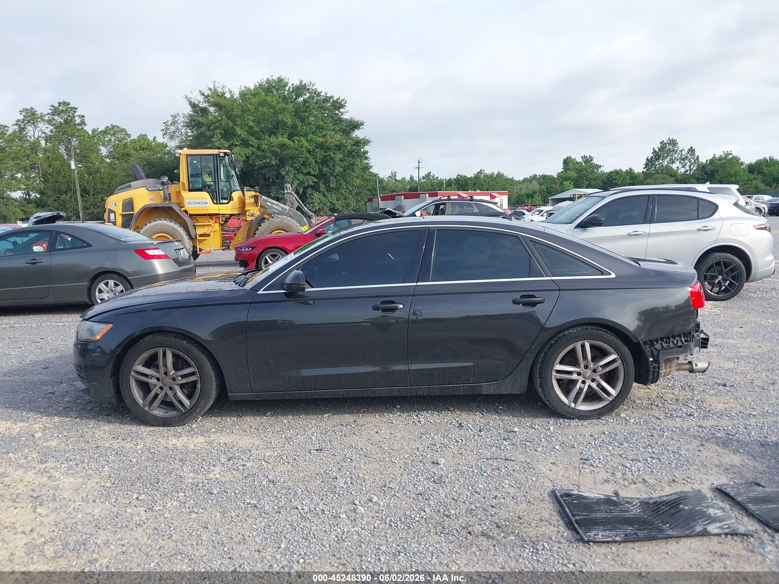 2012 Audi A6 2.0t Premium Gray vin: WAUDFAFC0CN143218