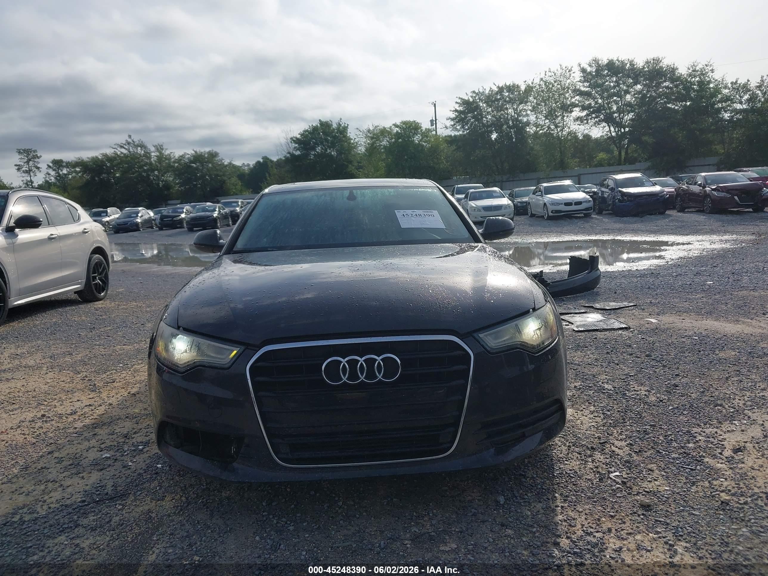 2012 Audi A6 2.0t Premium Gray vin: WAUDFAFC0CN143218