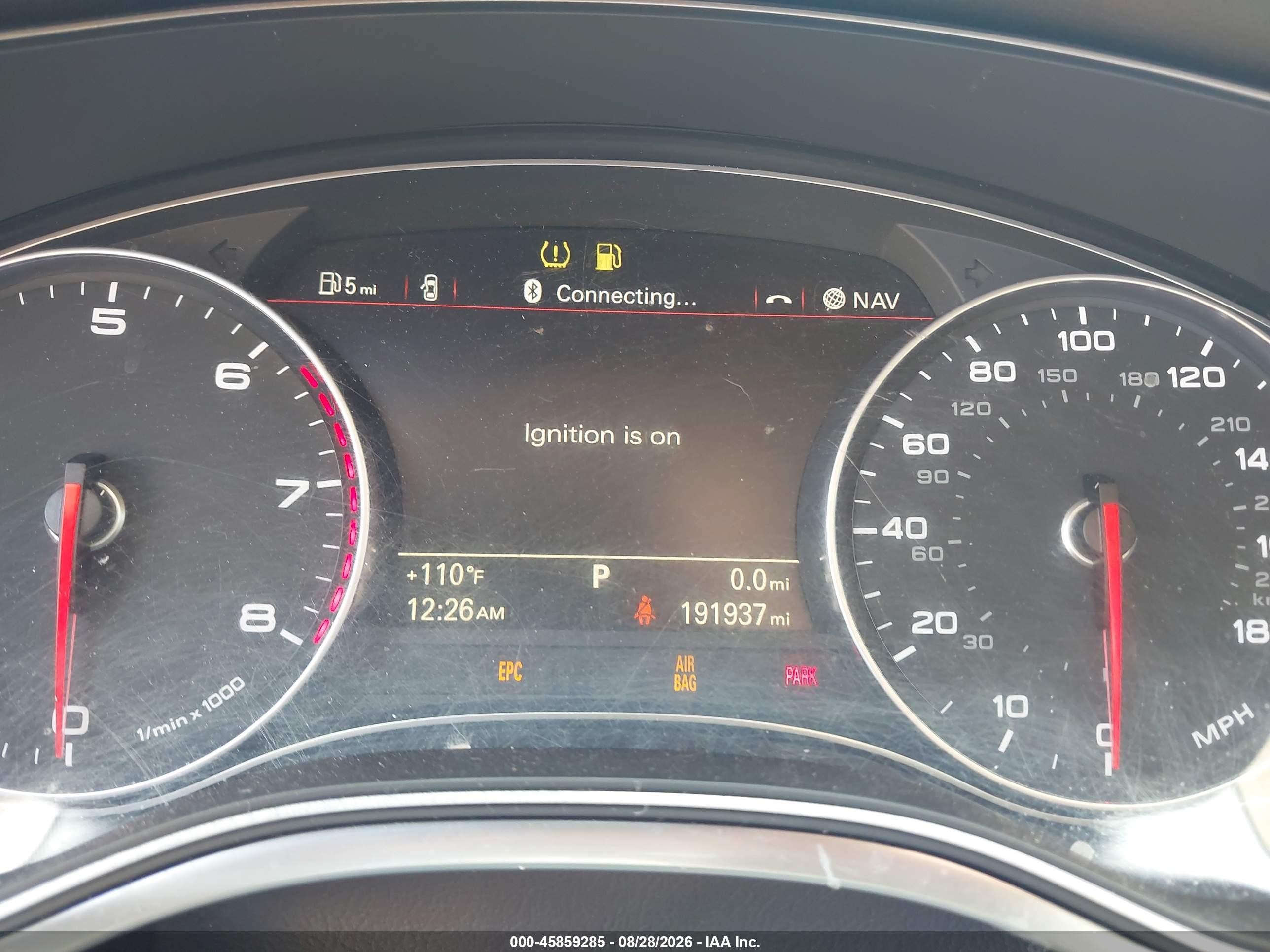 2012 Audi A6 2.0t Premium Plus White vin: WAUDFAFC0CN150976