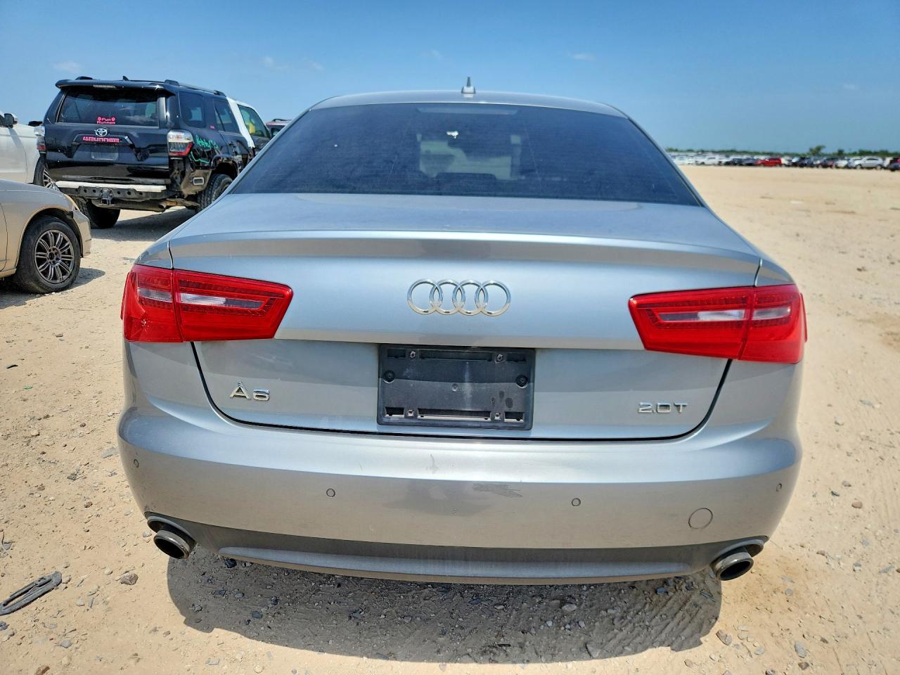 2012 Audi A6 Premium Plus Silver vin: WAUDFAFC0CN154932
