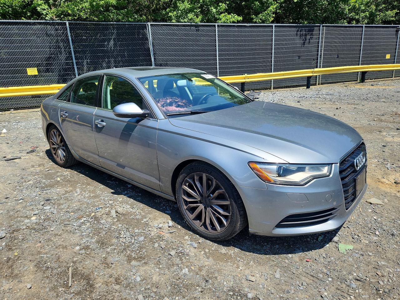 2012 Audi A6 Premium Plus Silver vin: WAUDFAFC1CN083515