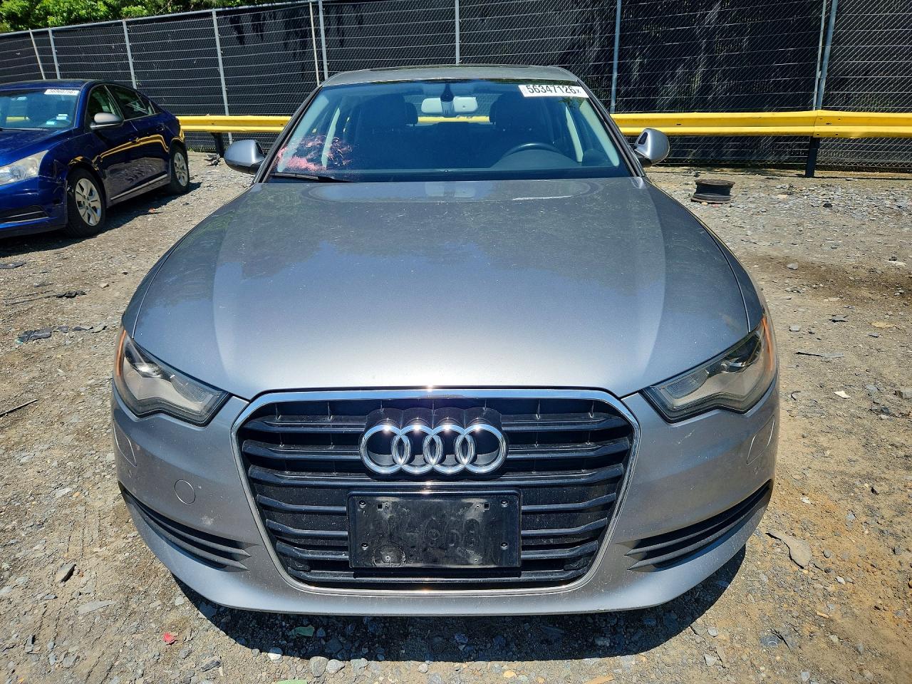 2012 Audi A6 Premium Plus Silver vin: WAUDFAFC1CN083515