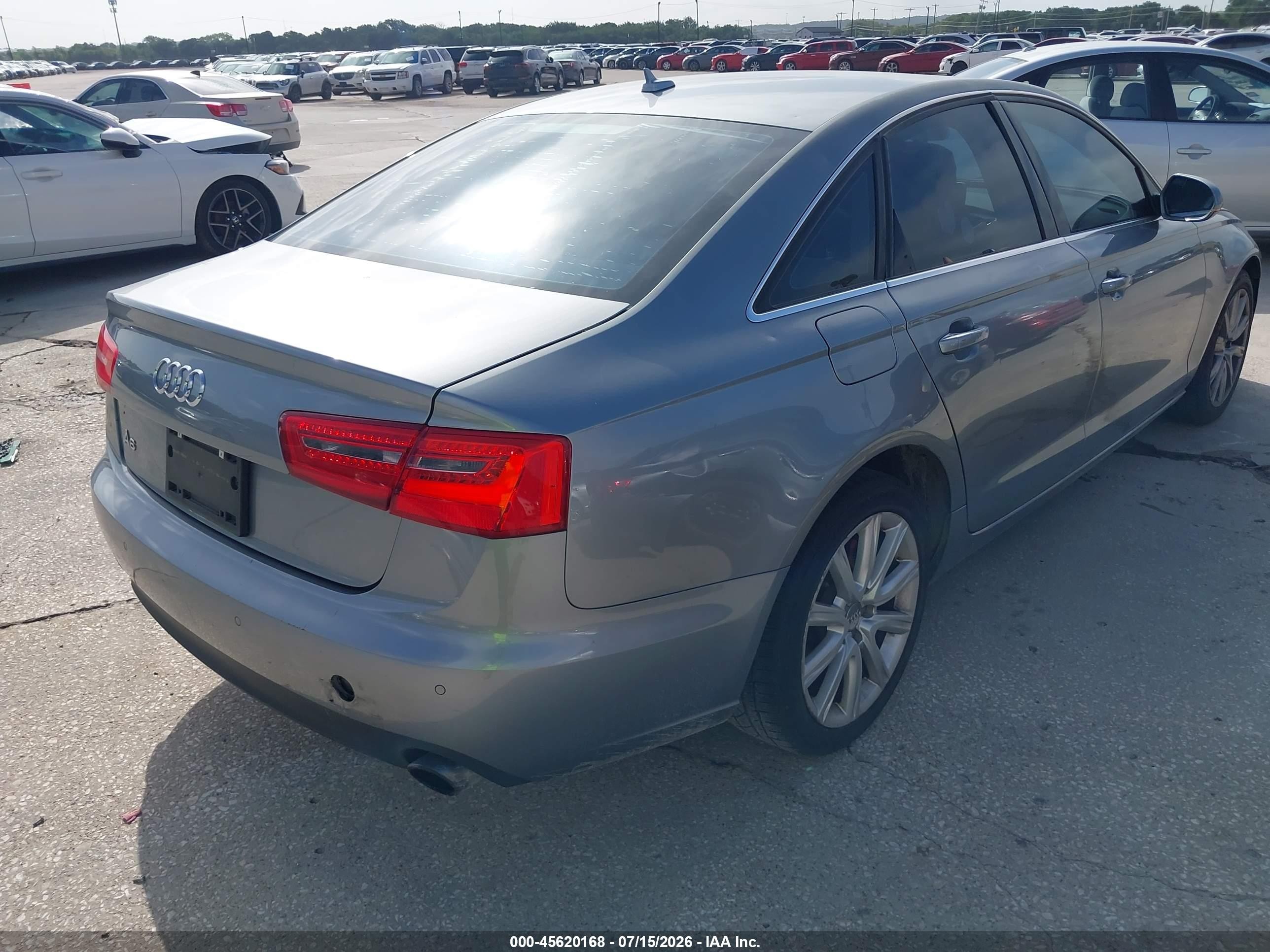 2013 Audi A6 2.0t Premium Silver vin: WAUDFAFC1DN039791