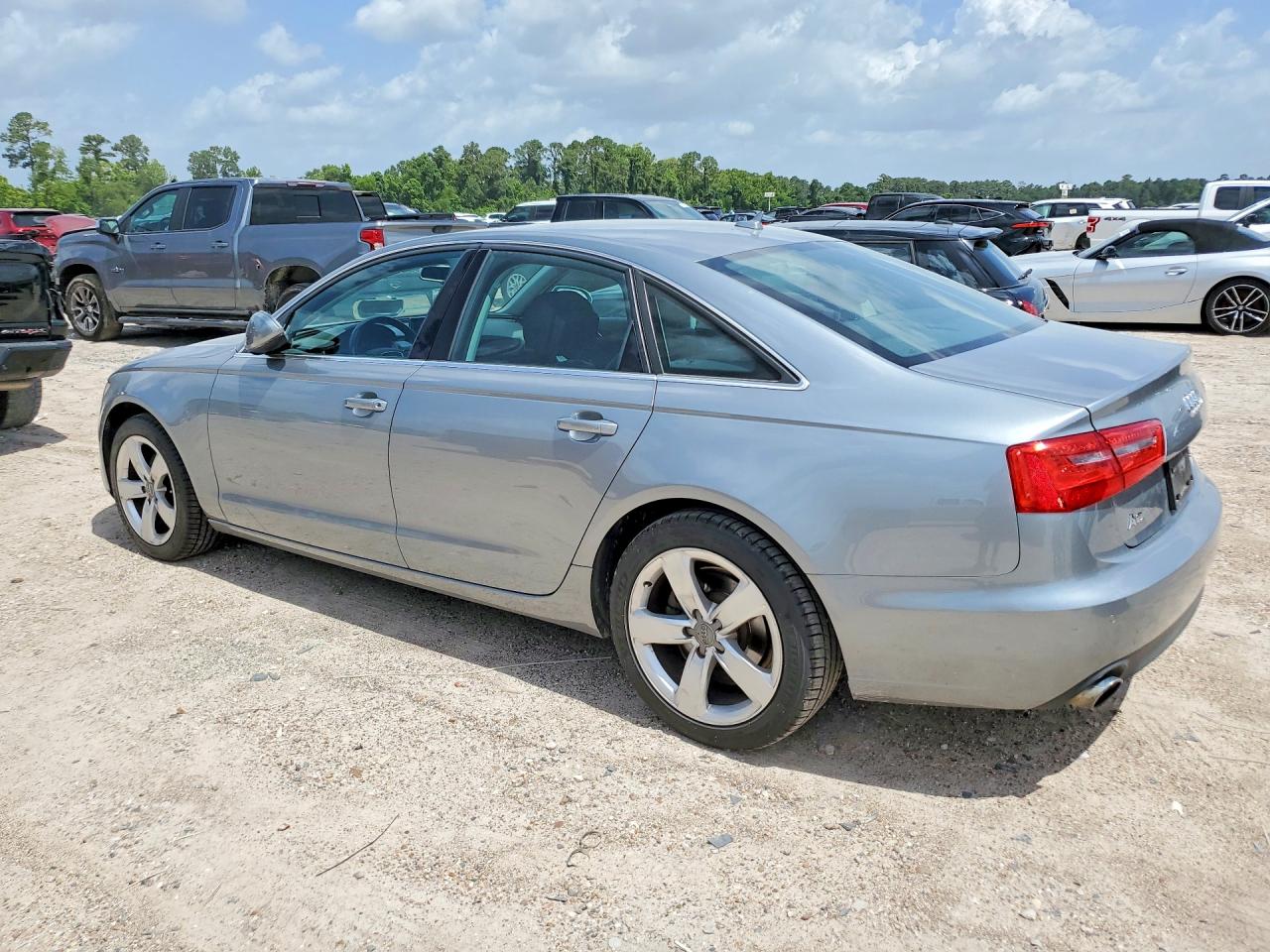 2012 Audi A6 Premium Plus Silver vin: WAUDFAFC2CN146783