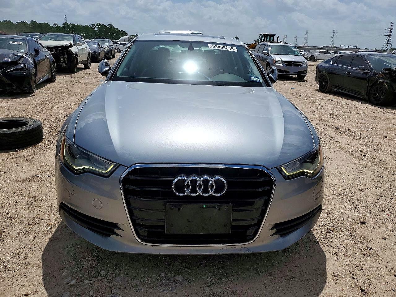 2012 Audi A6 Premium Plus Silver vin: WAUDFAFC2CN146783