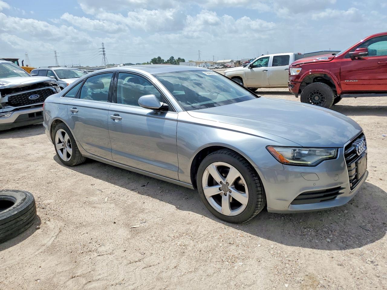 2012 Audi A6 Premium Plus Silver vin: WAUDFAFC2CN146783