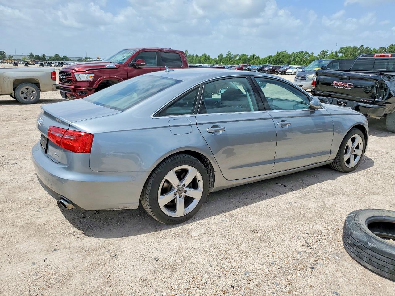 2012 Audi A6 Premium Plus Silver vin: WAUDFAFC2CN146783