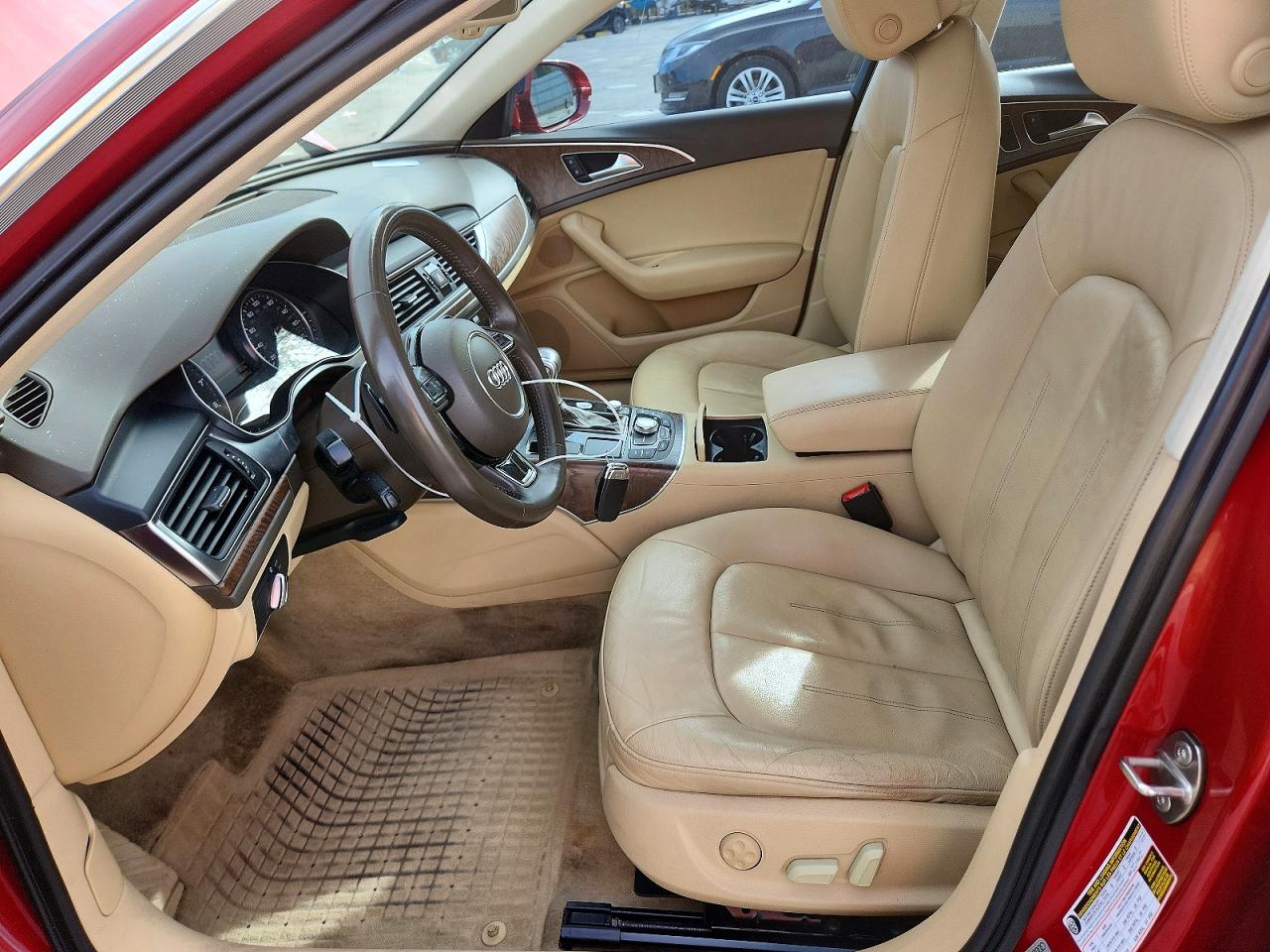 2012 Audi A6 Premium Plus Red vin: WAUDFAFC2CN157394